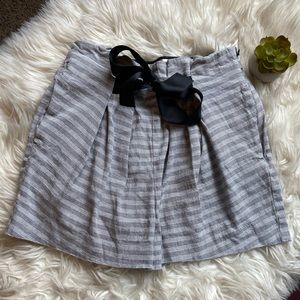 elevenses pleated high rise shorts